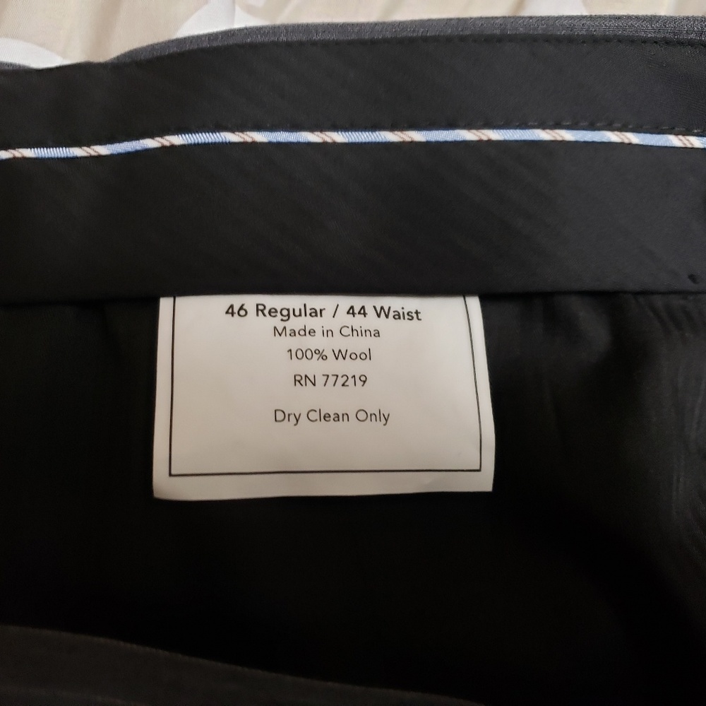 Joseph & Feiss Two Button Charcoal Pinstripe Suit - image 8